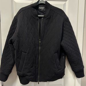 Athleta quilted knit bomber jacket new